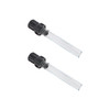 Ohleats 2PCS Breather Hose Gas Fuel Tank Cap, Two Way Valve, Black