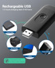 DEWENWILS Book Reading Light with Cilp, LED Clip on Book Light for Reading in Bed, USB Rechargeable Eye Care Book Lamp
