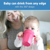 Dr. Brown's Milestones Cheers 360 Spoutless Transition Cup with Handles, Travel Friendly and Leak Free Sippy for