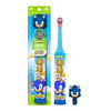 FIREFLY Clean N' Protect, Sonic The Hedgehog Toothbrush with 3D hygienic Cover, Premium Soft Bristles, Anti-Slip Grip