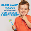 FIREFLY Clean N' Protect, Sonic The Hedgehog Toothbrush with 3D hygienic Cover, Premium Soft Bristles, Anti-Slip Grip
