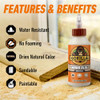 Gorilla Wood Glue, Fast Clamp, Water Resistant PVA, 8 oz