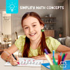 SCRIBBLEDO Dry Erase Number Line Board 12x4 Double Sided for Grades 1-2
