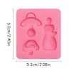 Baby Bottle Pacifier Fondant Molds, Baby Baptism Silicone Mold for Cake Decoration Candy Cupcake Topper Cake Polymer