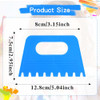 Plastic Paint Scraper Tool, Ymapinc Plastic Textured Art Tools, DIY Graffiti Oil Painting and Drawing Play for Texture