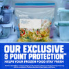 Ziploc Gallon Food Storage Freezer Bags, Stand-Up Bottom, Easy to Fill, 28 Count