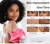African Net Sponge Authentic - 2 Pieces Exfoliating Body Scrubber Bath Sponge - Loofah Washcloth Back Scrub for Shower
