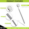 CynaMed Dental Tools Oral Care Kit (3-Pack)  Stainless Steel Dental Pick, Tartar Scraper, Scaler, Tweezers, and Mouth
