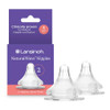 Lansinoh NaturalWave Baby Bottle Nipples  100% Soft, Durable Silicone, Made Without BPA BPS, Anti-Colic, Supports