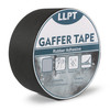 LLPT Gaffers Tape Professional Grade Black 2" x 16.5 Yards 1 Pack