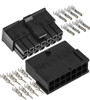Molex Micro-Fit 3.0 Dual Row (14 Circuits) Male & Female Receptacle Plug, w/Terminal sockets, (Pack of 1 Complete Set)