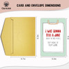 Oamiolek Funny Pun Retirement Card for Women Men, Humorous Retirement Card for Coworker Family Friends, Retiring Card