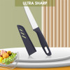 Paring knife 10 Set pieces Paring Knives Ultra Sharp Vegetable and Fruit Knife with Sheath Cover,Rust Proof Stain