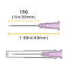 18 Gauge 1 Inch Needle (100Pack),Luer Lock Industrial Accessories Needles,Individually Wrapped