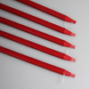 2pcs Permanent Makeup Red Pencil Eyebrow and Lip Mapping with Brush Hard Core Peel Off Lip Tattoo Design Pencil (2pcs)