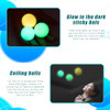3pcs Dream Balls,Glow in The Dark Sticky Balls that Stick to The Ceiling,Stress Relievers for Kids and Adults,Elevated