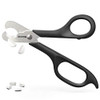 AUVON Scissors-Shaped Pill Cutter, Sharp Blade Pill Splitter for Easily Dividing Most 5-15mm Vitamins, Tablets and