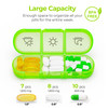 AUVON Weekly Pill Organizer 3 Times a Day, Color-Coded for Easy Tracking
