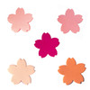 Cherry Blossom Flower Cutouts, Pink Gradient Double-Sided Cardstock