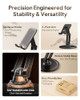 COOPER 360° Stand, Rotating Cell Phone Stand for Desk | Sturdy Metal Base, Foldable, Portable | Cell Phone Holder for