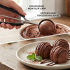 Ice Cream Scoop, 18/8 Stainless Steel Cookie Scoop, Cookie Scoops for Baking, 2 Tbsp/ 30 ml/ 1 oz Cookie Dough Scoop,