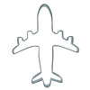 Keewah Airplane Cookie Cutter, 5.2 x 4.1 inch, Stainless Steel