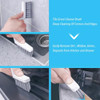 Lumkew Grout Cleaner Brush V Shape, Stiff Grout Cleaning Brushes for Tile Floor, Handheld Grout Scrub Brush Set for