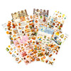 OKUPAN Vintage Food Stickers for Scrapbooking  320+ Transparent PET Dessert, Coffee, Cake & Bread Stickers for