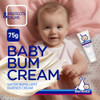 Bennetts Baby Bum Cream 75ml  Water-Repellent Diaper Barrier Cream for Newborns  Protects Against Nappy Rash & Redness