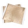 KINNO Imitation Gold Foil Sheets 100PCS Champagne Foil, 5.1 by 5.3 Inches