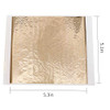 KINNO Imitation Gold Foil Sheets 100PCS Champagne Foil, 5.1 by 5.3 Inches