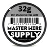 Stainless Steel 316L - 250' - 32 Gauge Wire - 250ft - 0.2mm - 0.008in - Made in USA - Master Wire Supply