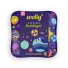 Welly Bandages | Adhesive Flexible Fabric Bravery Badges | Assorted Shapes for Minor Cuts, Scrapes, and Wounds |
