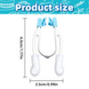 2 Pack Dental Matrix Band Retainer Rings with Plastic Wedges  Stainless Steel Sectional Contoured Matrix Clip