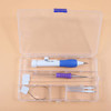 Acxico 9Pcs/Set Embroidery Punch Needle Kit with Case, Magic Embroidery Pen Set for DIY Sewing Craft Kit