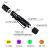 HATORI LED Mini Flashlight, Bright Small Handheld Pocket Flashlights Tactical High Lumens Pen Light for Camping,