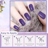 JEWHITENY 30PCS Nail Polish Kit 27 Colors Green Blue Pink Orange Gitter Sock Off Gel Polish with Matte& Glossy Top