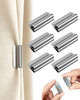 Magnetic Curtain Clips 6 Pcs Curtain Magnets Closure Set for Light-Blocking