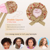 SAYMRE Kids Bonnet for Girls, Silk Bonnets for Kids Boys, Double Layer Satin Bonnet Sleep Cap for Child Curly