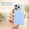 Suction Phone Case Mount, Phone Sticky Grip for iPhone and Android, Adhesive Phone Accessory, Hands-Free Mirror Shower
