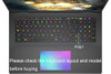 Uhamn Clear Keyboard Cover Skin Compatible for 2024 2025 18" MSI Titan/Vector/Raider/Stealth 18 HX AI, Vector/Raider
