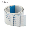 uxcell 40 Pin Flexible Flat Cable 0.5mm Pitch A Type FFC FPC Ribbon Cable for LCD TV Car Audio DVD Player Laptop