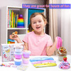 5 Pack Butter Slime,Pink Strawberry, Blue Ice Cream,Two-Toned Colorful Slime,Super Soft and Non-Sticky,Birthday Gifts