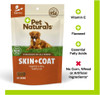 Pet Naturals Skin and Coat for Dogs, Bite-Sized Soft Chews, Salmon Oil and Omega Fatty Acids, Soothe Dry and Itchy