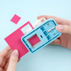 Stamp Puncher, Stamp Punch, Postage Stamps Punch, 1X0.8inch Rectangular Stamps Cutout Punches, Lever Paper Punches for