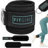 FITGIRL Ankle Strap for Cable Exercise Machines, Work Out Cuff Attachment for Home & Gym, Glute Workouts - Kickbacks,