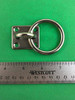 US Stainless Stainless Steel 316 Square Pad Eye with Ring 1/4" (6mm) Marine Grade