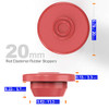 100Pcs 20mm Self Healing Injection Ports,vials Rubber stoppers,Butyl Cap for Glass Bottle& Mushroom Liquid Culture