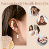 1200Pcs Ear Seeds Acupuncture Kit, Auricular Sticker Kit with Ears Seed, Acupuncture Pen, Acupressure Ear Chart,
