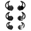 3 Pairs Replacement Eartips Silicone Ear Buds Tips S/M/L 3 Size Earbud Tips Set Compatible with Bose QC20 QC20i QC30